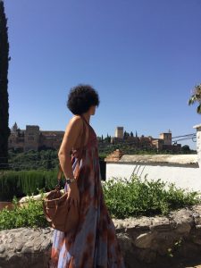 alhambra, granada, albaicín, travel, holidays, summer, vacaciones, maxi dres, maxi vestido, desteñido, tye die, leather bag, maxi bolso, shopper, bolso piel, espadrilles, alpargatas, artesanas, madehand, ecologico, made in spain