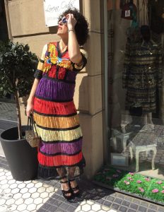 Rebeca Valdivia, personal shopper, Donostia, San Sebastián, Miss Clov, Lorena Ordas, La Nena de mis ojos, Boutique, comercio local Donostia. maxiskirt, falda larga, bbc, bolso mano, handbag, maxi vestido, maxi dress, guipur, encaje