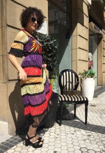 Rebeca Valdivia, personal shopper, Donostia, San Sebastián, Miss Clov, Lorena Ordas, La Nena de mis ojos, Boutique, comercio local Donostia. maxiskirt, falda larga, bbc, bolso mano, handbag, maxi vestido, maxi dress, guipur, encaje