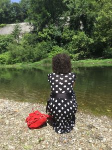 Rebeca Valdivia, Miss Clov, personal shopper, Donostia, San Sebastián, inspo, inspiración, inspiration, tendencia, trendy, lunares, polka dots, frills, espadrilles, alpargatas, madehand, made in Spain, curlpower, curls, Dress