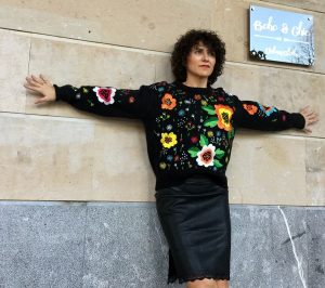 Rebeca Valdivia, asesora de imagen, asesora eventos, personal shopper, estilista, stilist, Donostia, San Sebastián, Miss Clov, tienda de ropa, clothes shop, boho & chic, boho style, accesorios, jersey flores, flowers sweater